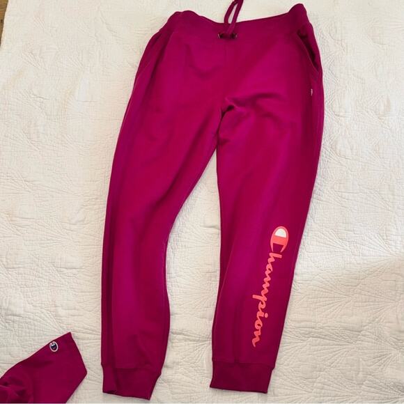 Champion Women's Fuchsia top, Hoodie and Sweatshirt Set - Picture 4 of 9